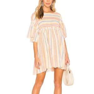 Free people summer nights tunic mini dress
